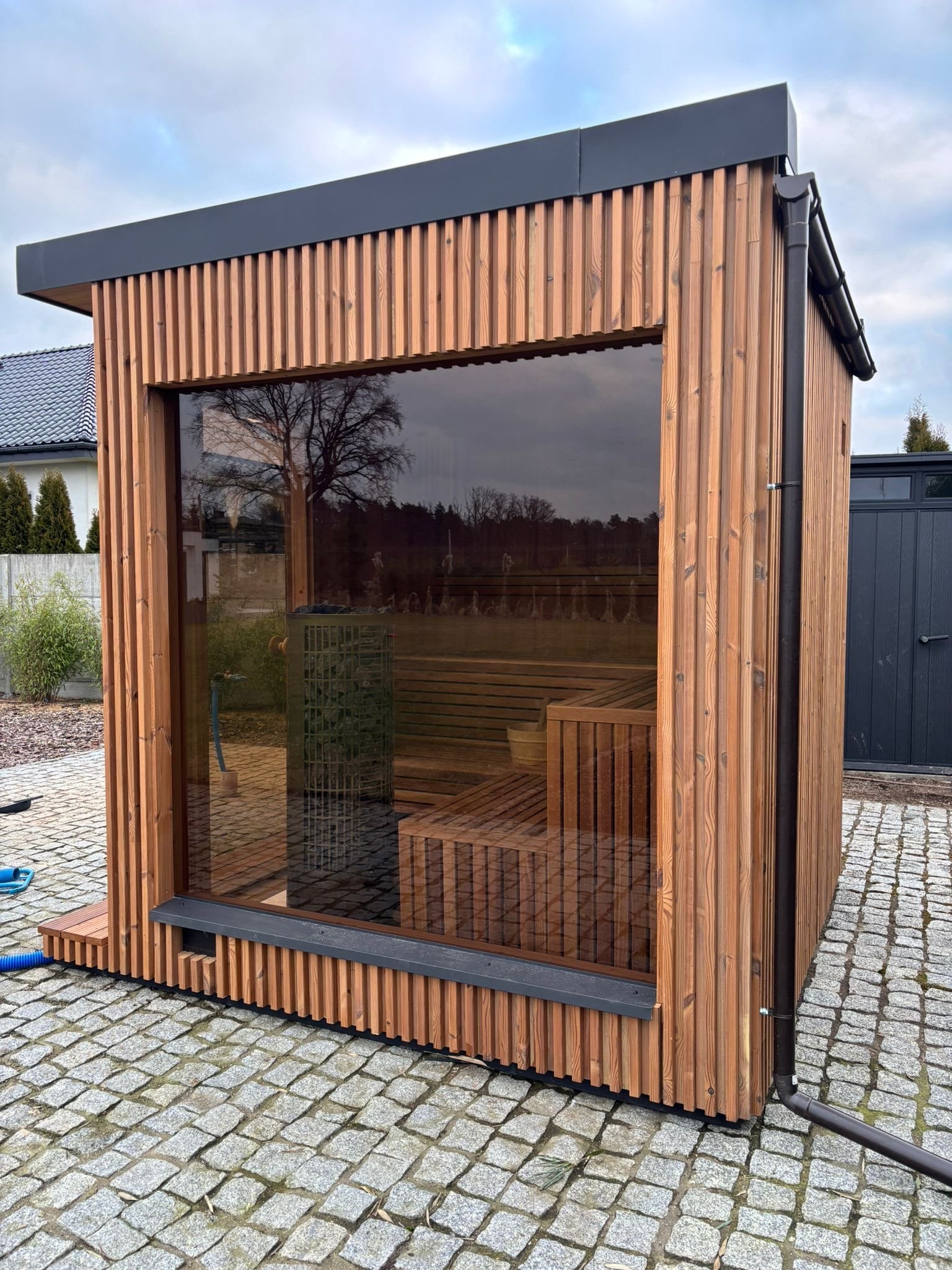 Sauna Thermo Świerk – piec opalany drewnem Stovemann