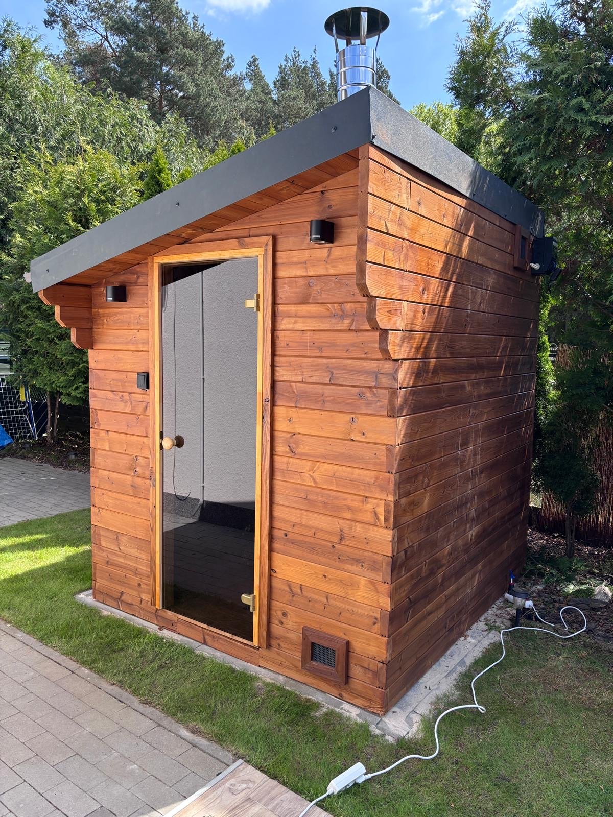 Sauna Thermo Świerk – piec opalany drewnem Stovemann